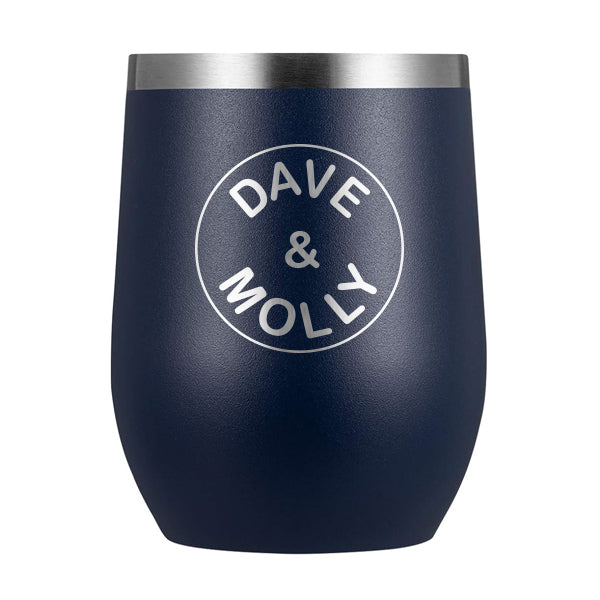 12oz Wine Tumbler with Lid